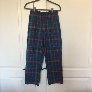 Plaid PJ pant